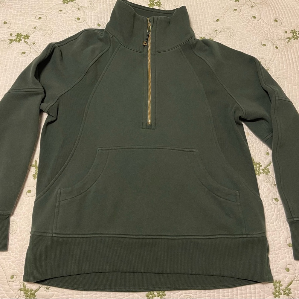 Lululemon 1/2 Zip Funnel Neck Scuba